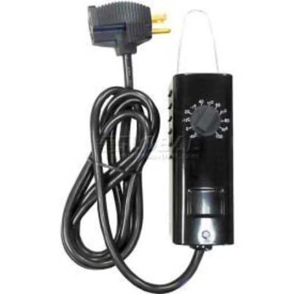 TPI Line Voltage Thermostat Industrial Series SPST Heat Only 6' Cord/Plug KT121, Tpi Industrial, Mfr#: KT121